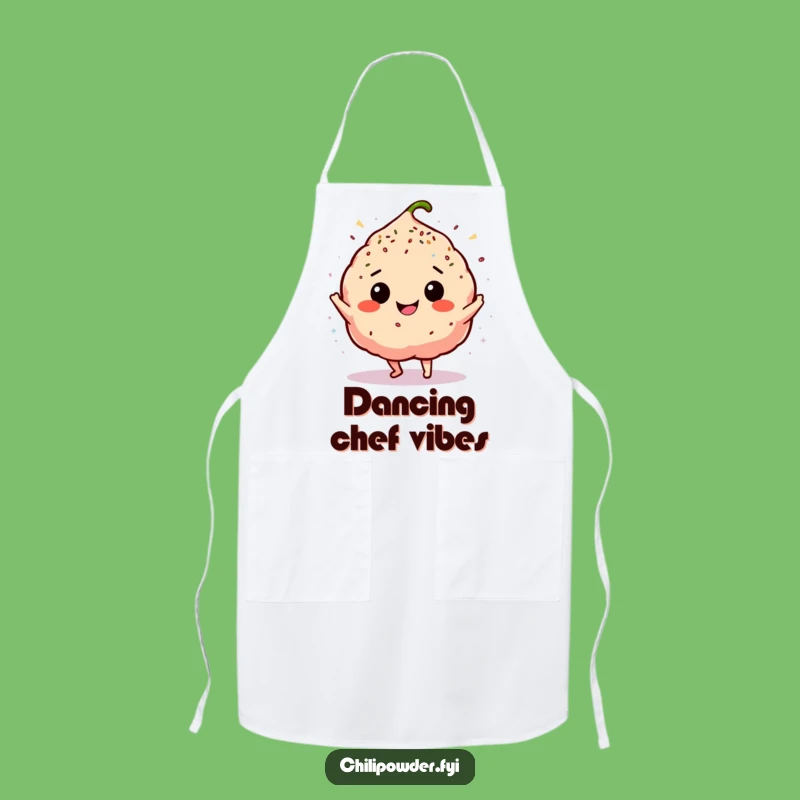 Funny Chili Powder Dance Apron - Hilarious Kitchen Wear for Joyful Cooks