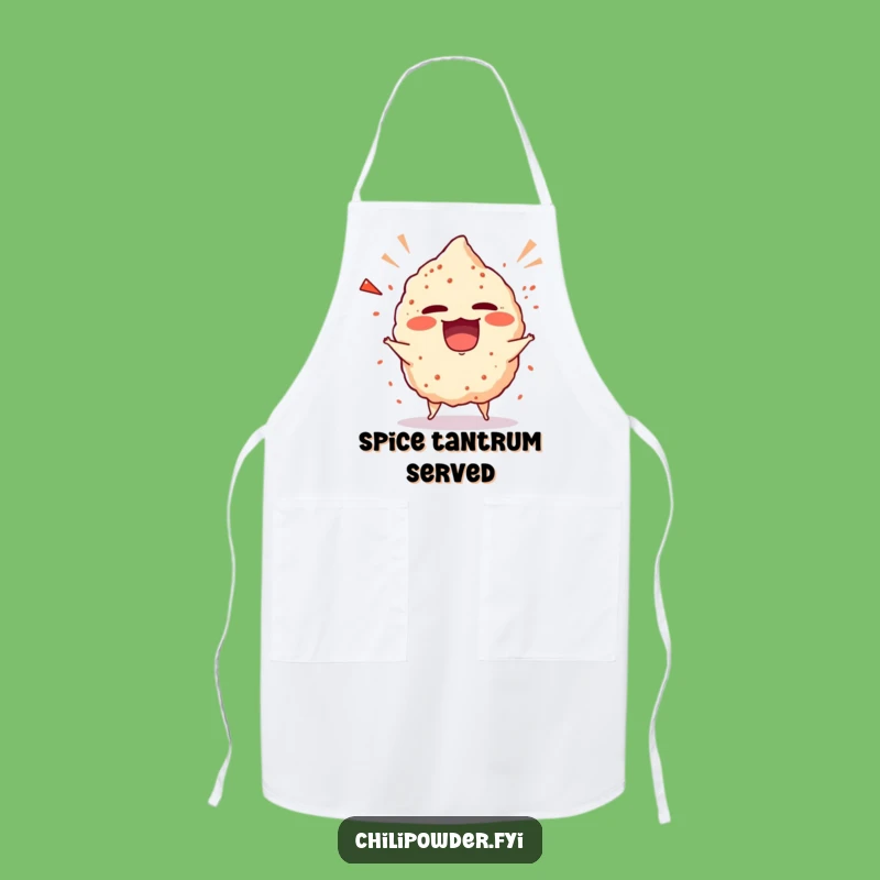 Funny Chili Powder Tantrum Apron - Hilarious Kitchen Wear for Playful Cooks