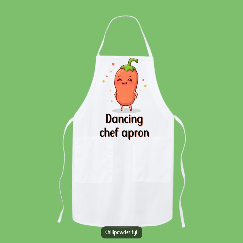 Funny Chili Sprinkle Apron: Cook with Merriment and Spice Dance