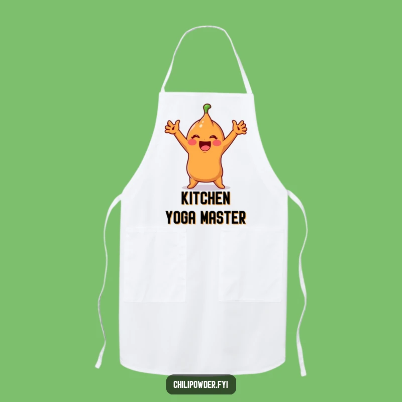 Funny Chili Stretch Apron: Cook with Energy and a Smile