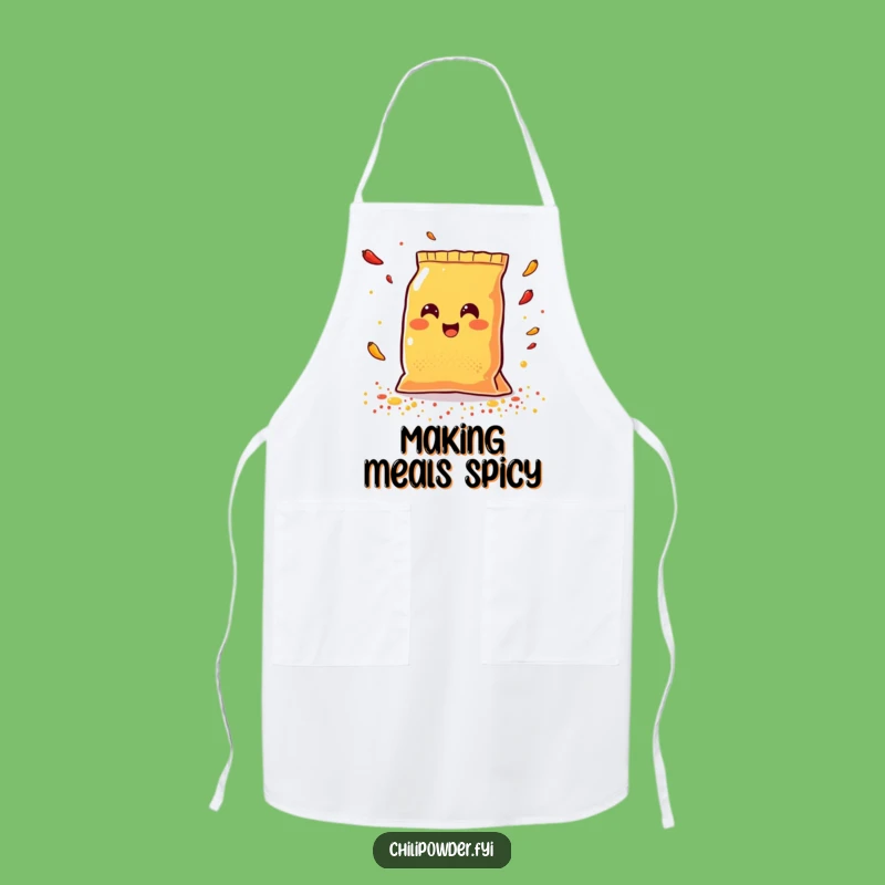 Funny Kawaii Chili Bag Spice Apron - Kitchen Joyful Humor Gift