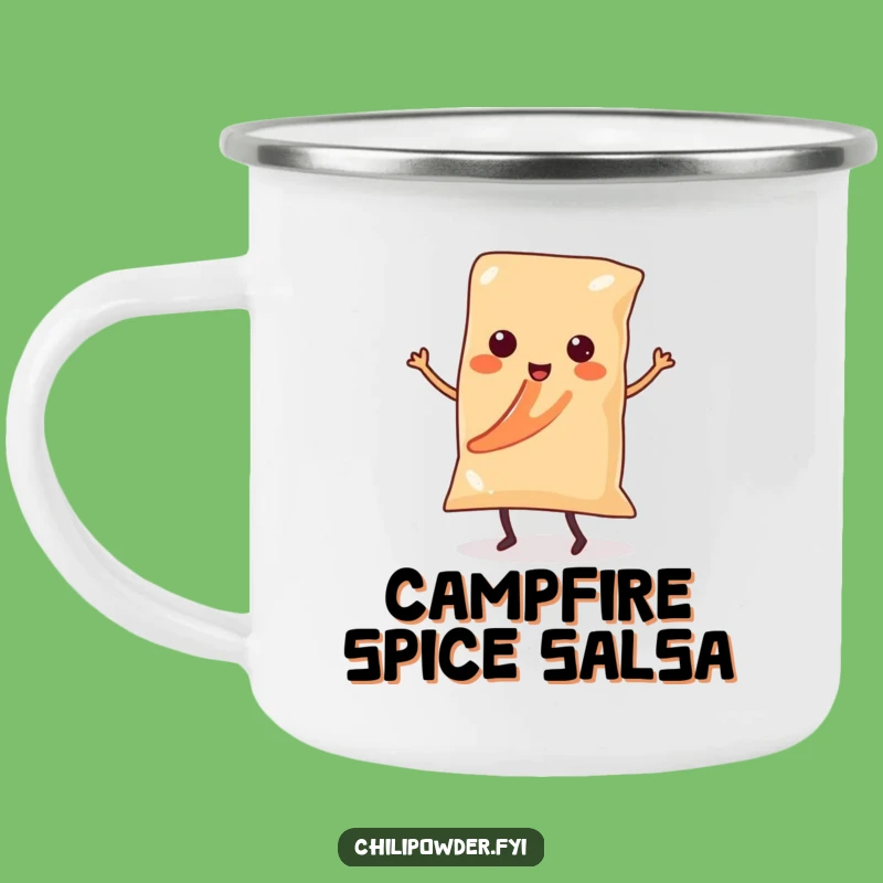 Funny Kawaii Chili Powder Salsa Dancer Camping Mug - Adventure Spice Gift