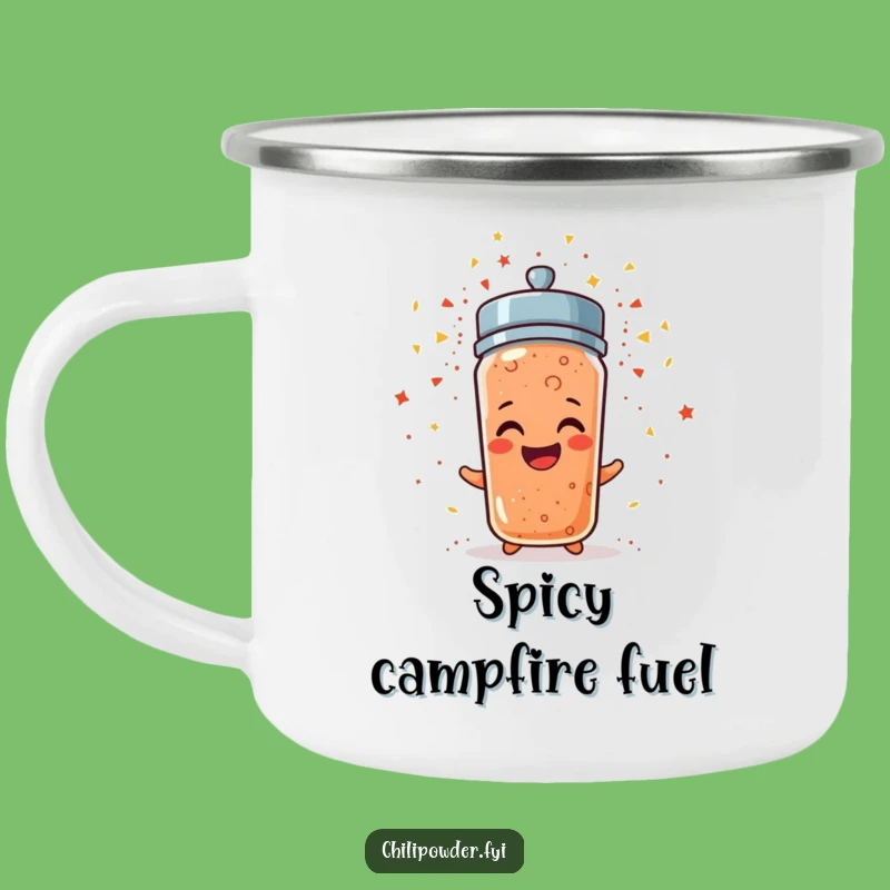 Funny Chili Confetti Camping Mug: Outdoor Party Fuel, Perfect Funny Gift!