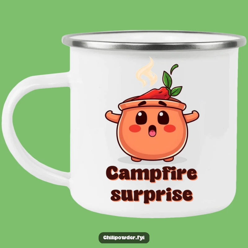 Funny Chili Pot Camping Mug: Surprise Your Adventures with Spice Gift