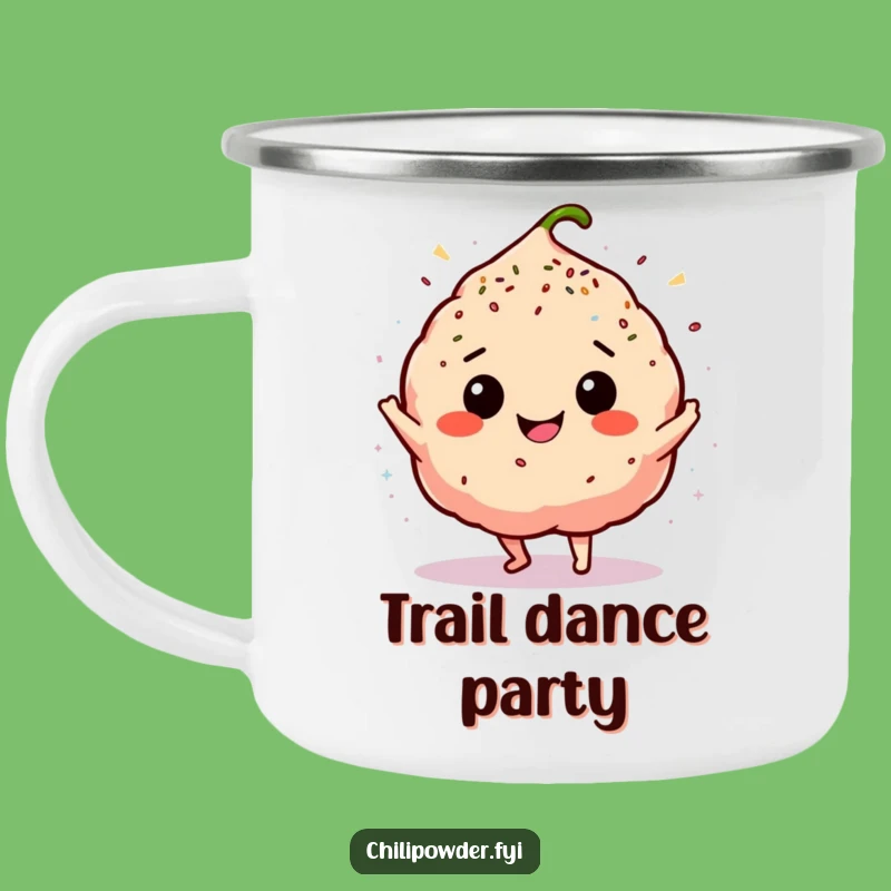 Funny Chili Powder Dance Camping Mug - Rugged and Hilarious Sprinkled Cup