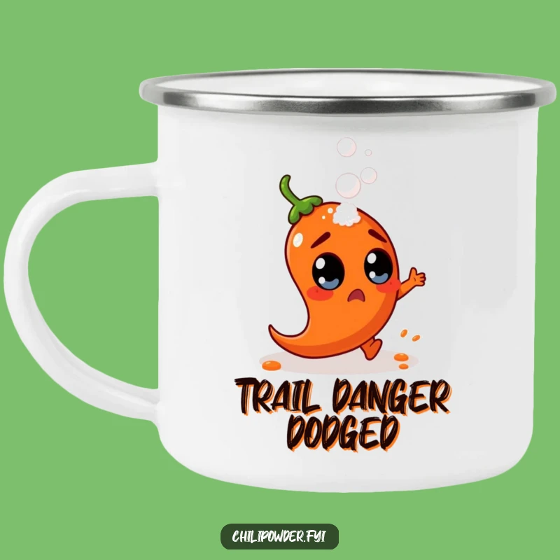 Funny Chili Powder Dodge Camping Mug - Surprised Spice Escape