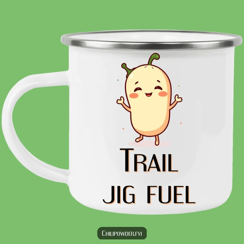 Funny Chili Powder Jig Camping Mug: Adventure Spice and Laughter Gift