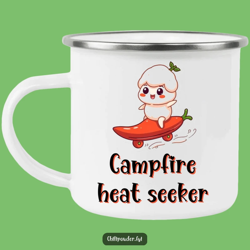 Funny Chili Powder Surf Camping Mug - Rugged and Hilarious Pepper Ride Cup