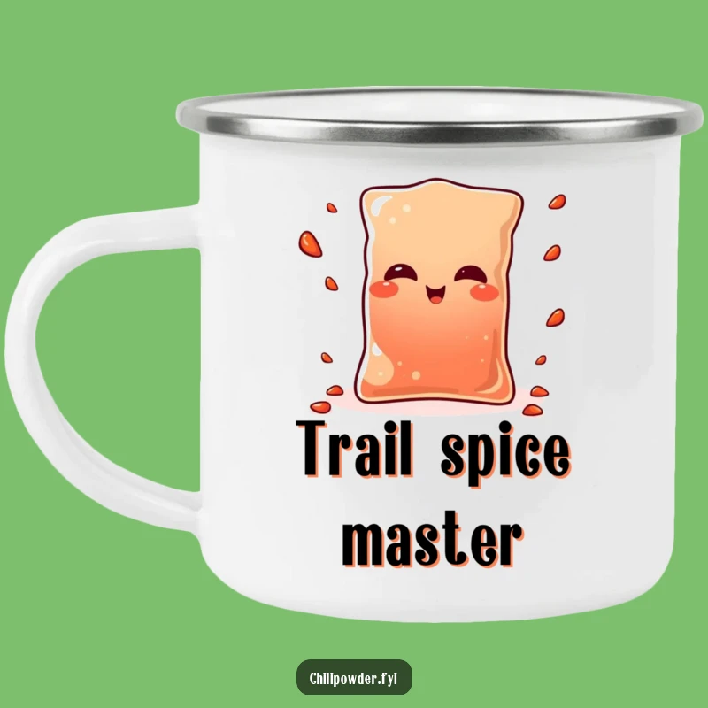 Funny Kawaii Chili Pouch Winking Camping Mug - Adventure Spicy Humor