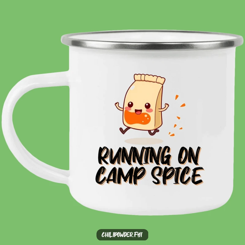 Funny Kawaii Chili Pouch Running Camping Mug - Outdoor Active Humor