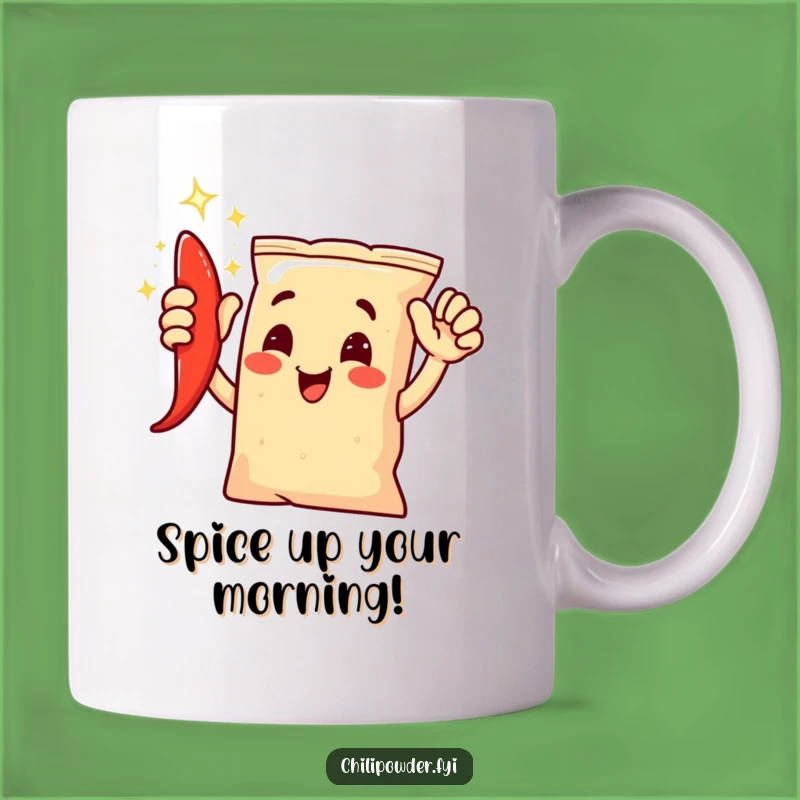 Funny Chili Powder High-Five Mug: A Spicy Gift for a Hot Personality