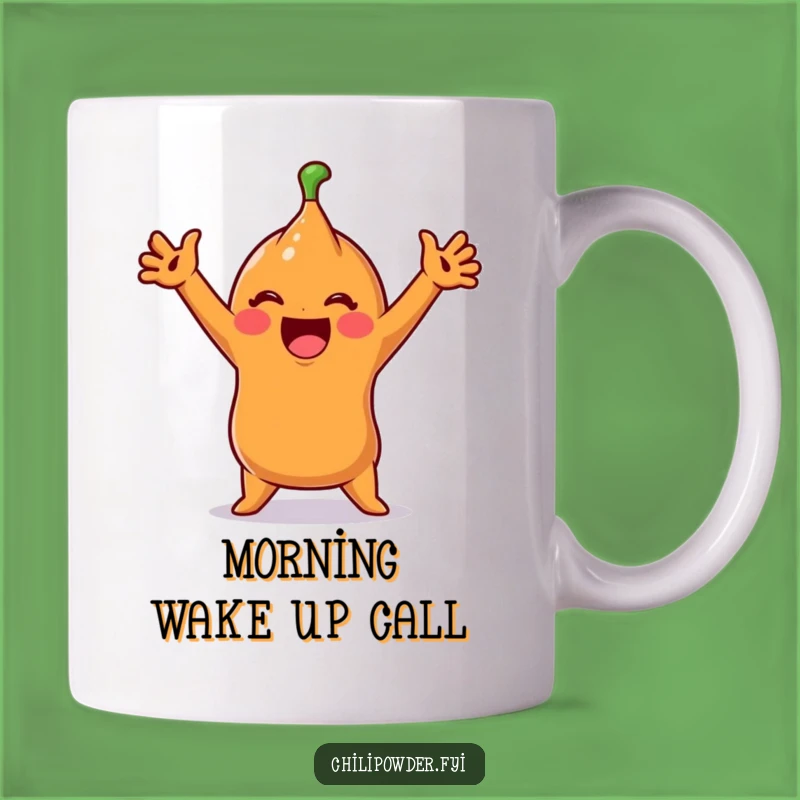 Funny Chili Stretch Mug: Wake Up with a Smile and Spice