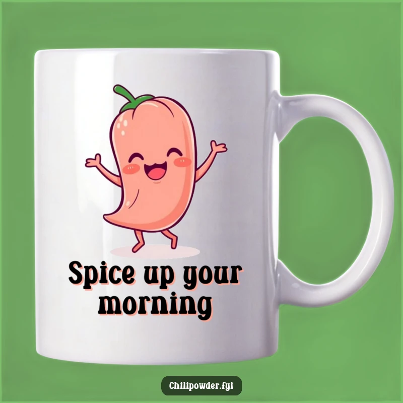 Funny Kawaii Chili Powder Jig Mug A Hilarious Gift for Dancers
