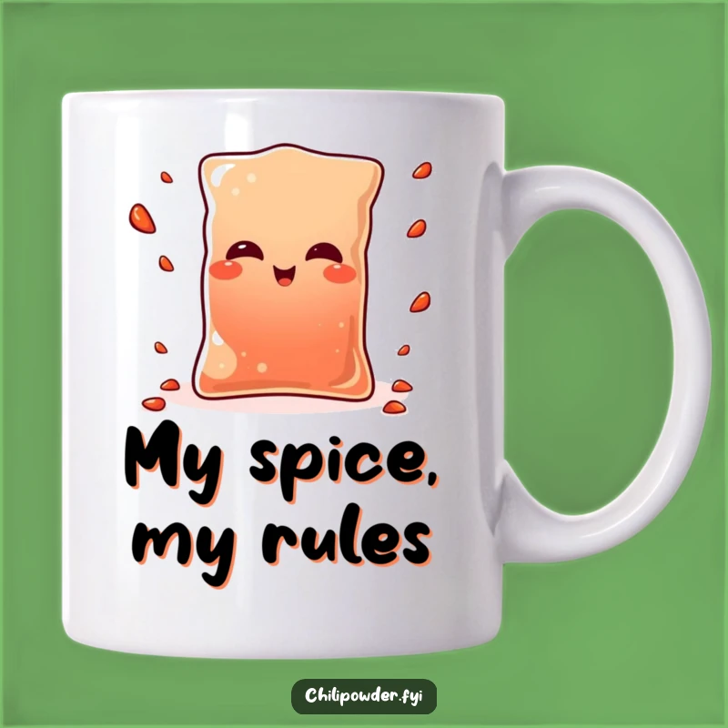 Funny Kawaii Chili Pouch Winking Mug - Perfect Spicy Humor Gift