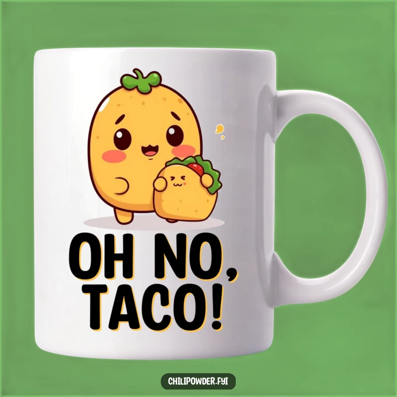 Funny Kawaii Chili Powder Taco Surprise Mug: A Hilarious Snack Attack Gift