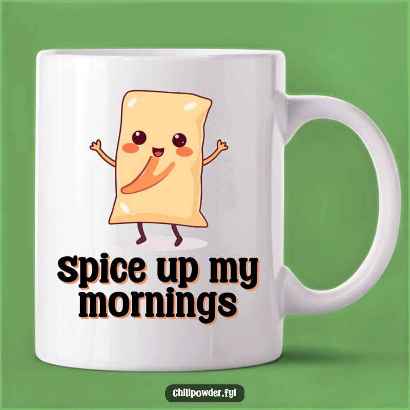 Funny Kawaii Chili Powder Salsa Dancer Mug - Hilarious Spicy Gift