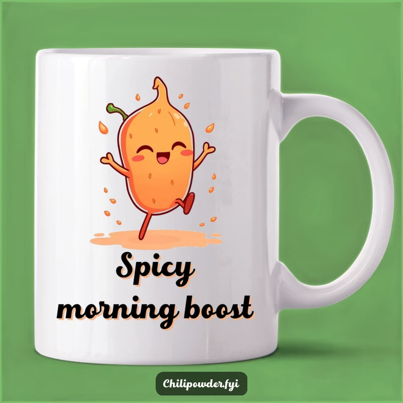 Funny Dancing Chili Powder Mug: Spice Up Your Day With Laughs!
