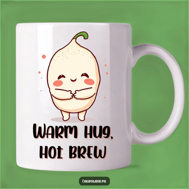 Funny Kawaii Chili Hug Mug: A Warm Embrace Gift for Spice Lovers