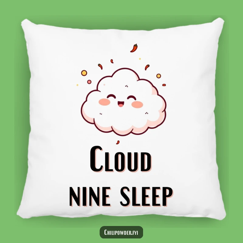 Comfy Funny Chili Cloud Pillow: Huggable Giggles and Comfort