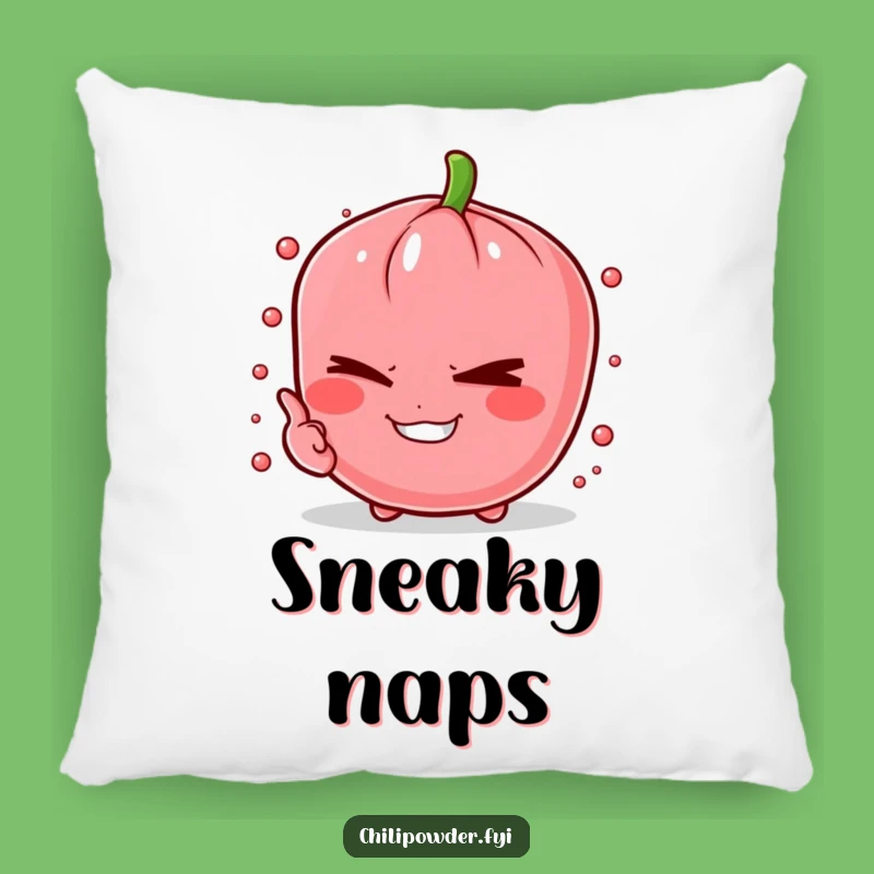 Comfy Funny Winking Chili Pillow: Huggable Mischief and Smiles