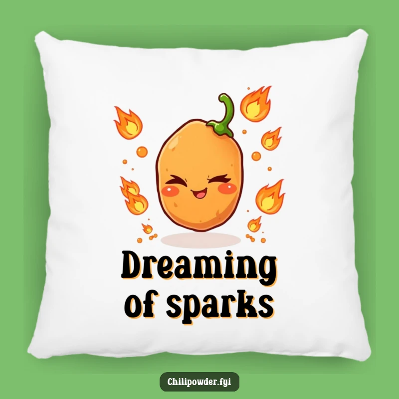 Funny Chili Flame Juggling Pillow: Cozy Comfort with a Spicy Edge!
