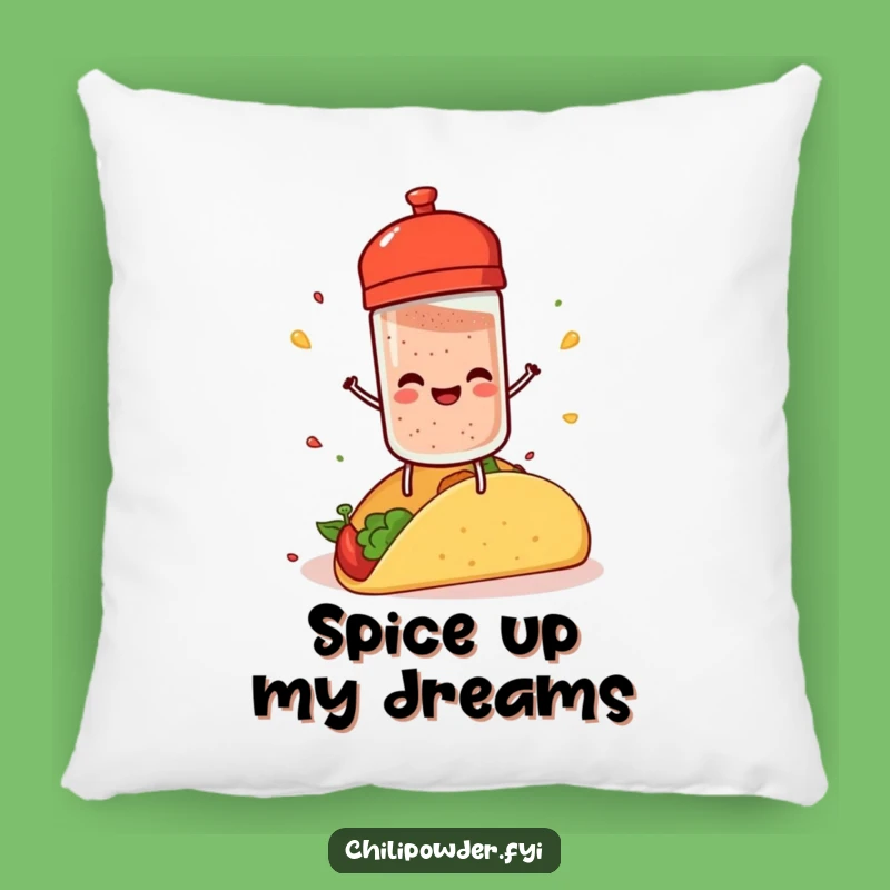 Funny Chili Shaker Pillow: Cozy Up With Taco Spice!