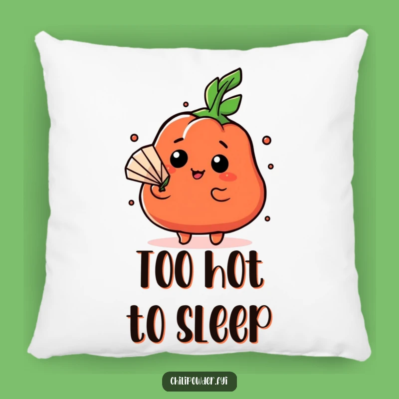 Funny Dramatic Chili Fan Pillow - Cozy Comfort for Intense Moments Gift