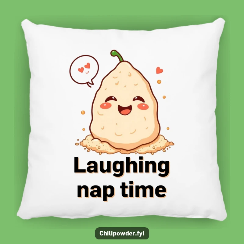Funny Laughing Kawaii Chili Pile Pillow - Cozy Comfort & Happy Vibes Gift