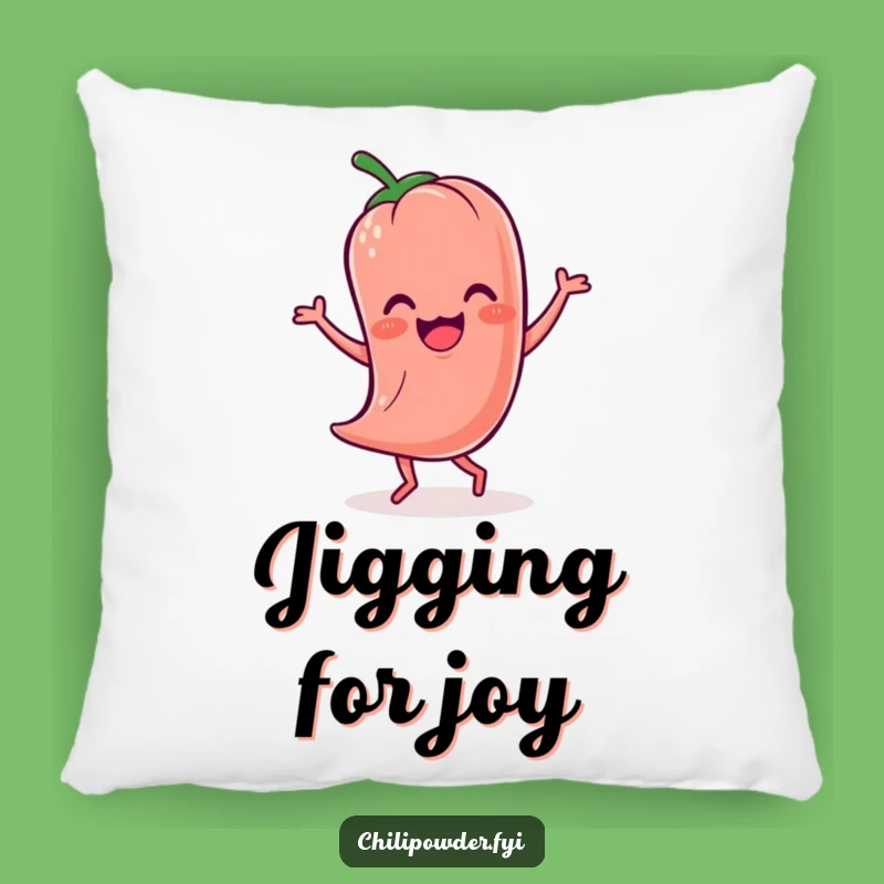 Funny Kawaii Chili Powder Jig Pillow A Comfy Comedic Gift