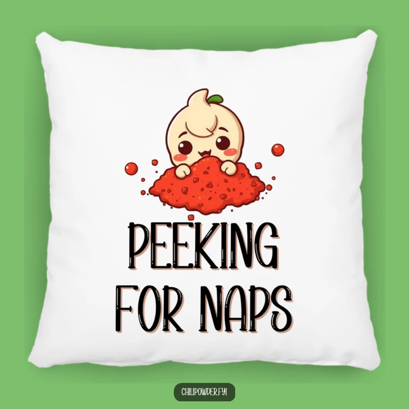 Funny Chili Cloud Pillow: Cozy Mystery Accent, Playful Gift