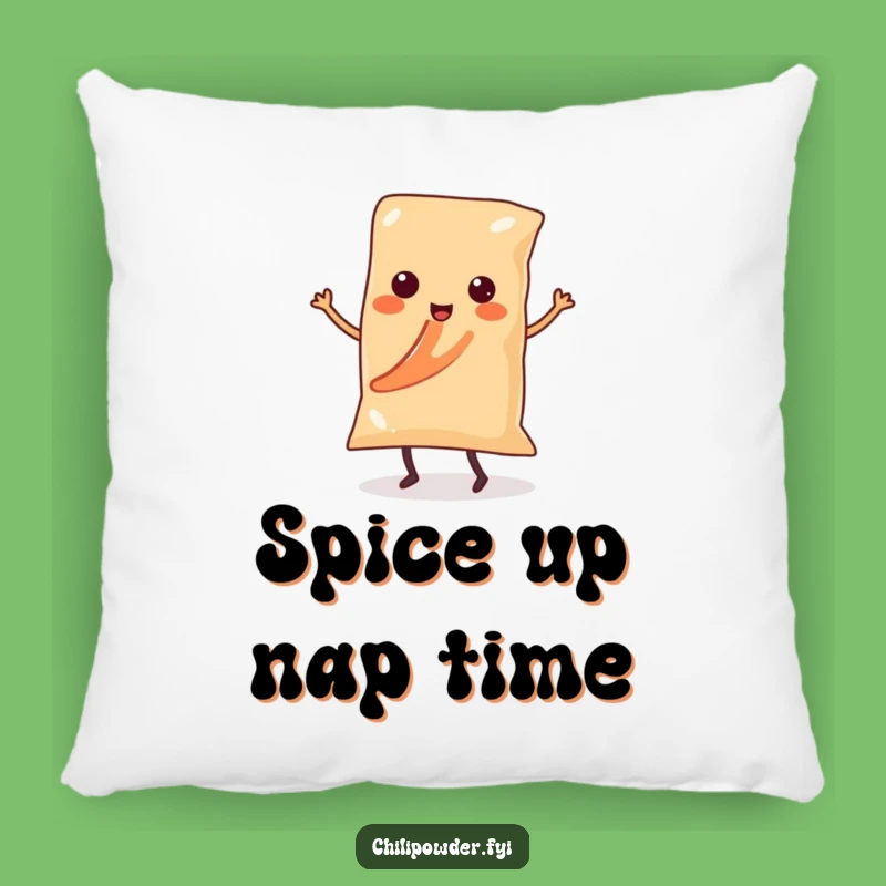 Funny Kawaii Chili Powder Salsa Dancer Pillow - Cozy Spicy Comfort Gift