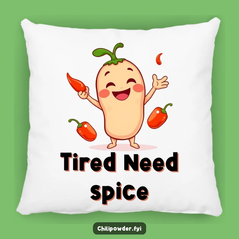 Funny Chili Powder Juggler Pillow: Cozy Spicy Accent Pillow, Perfect Gift