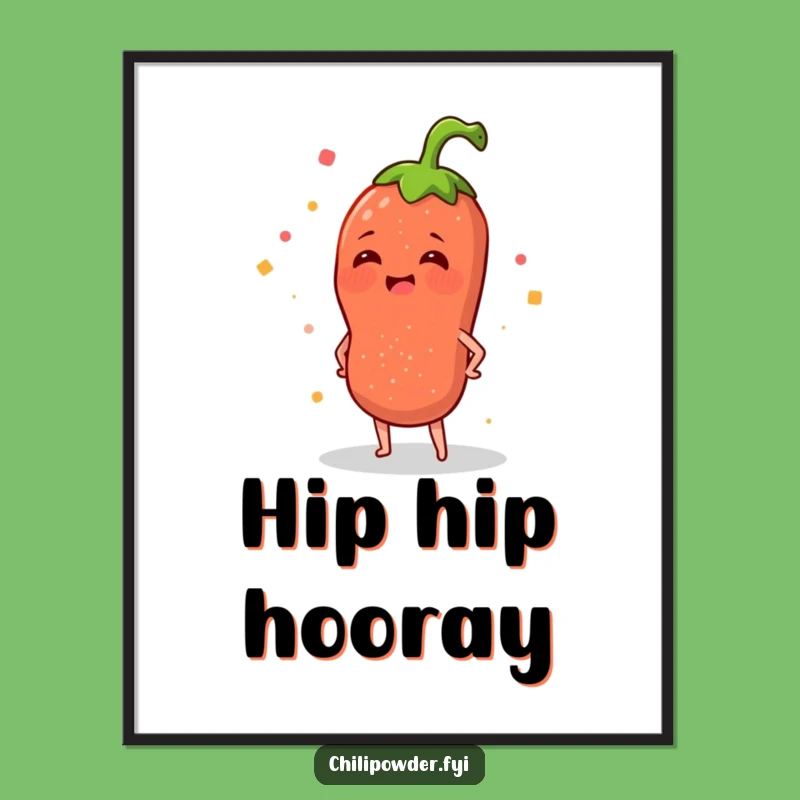 Funny Chili Sprinkle Digital Art: Instant Merry Spice Decor Gift