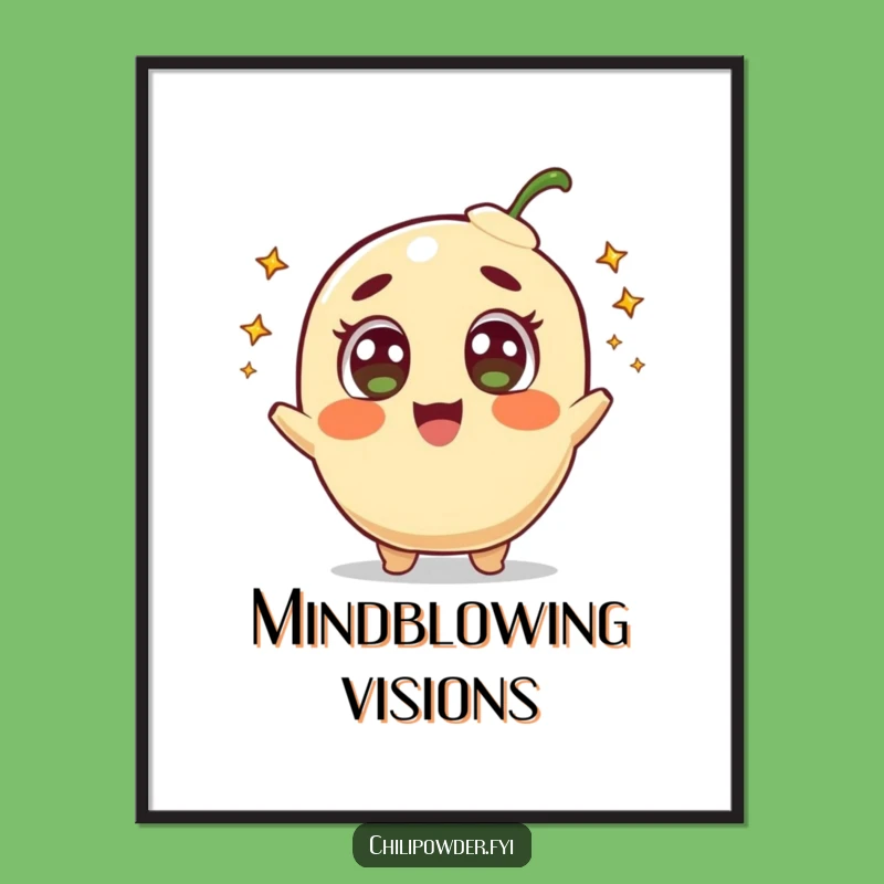 Funny Comet Chili Digital Print: Galactic Art for Your Walls!