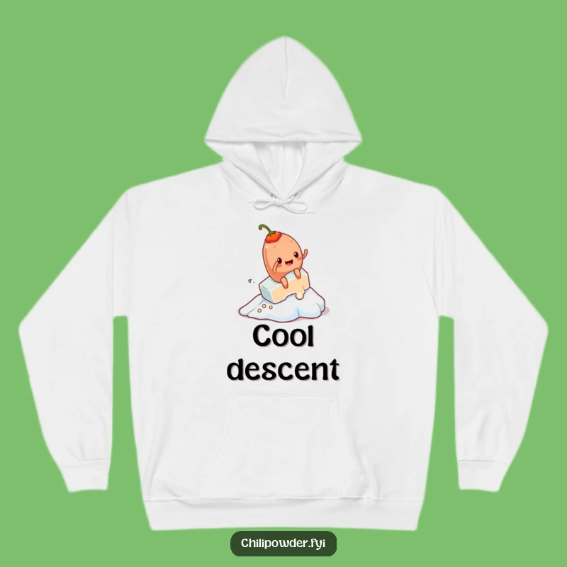 Cozy Funny Kawaii Chili Powder Ice Cube Hoodie A Warm Gift