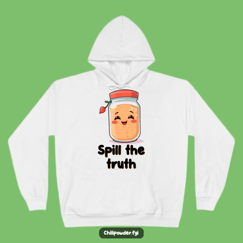 Funny Chili Powder Jar Hoodie: Cozy Up with Playful Spice and Warmth