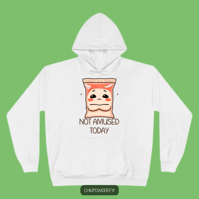 Funny Cozy Chili Hoodie: Grumpy Spice Character for Warm, Sassy Comfort