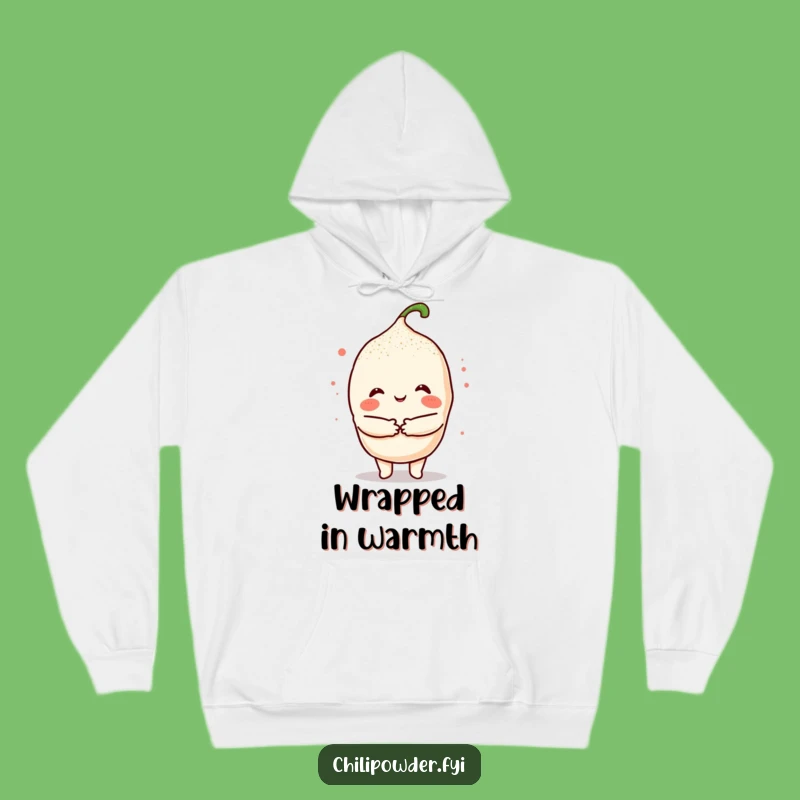 Funny Kawaii Chili Hug Hoodie: Cozy Up in a Spicy, Comforting Embrace