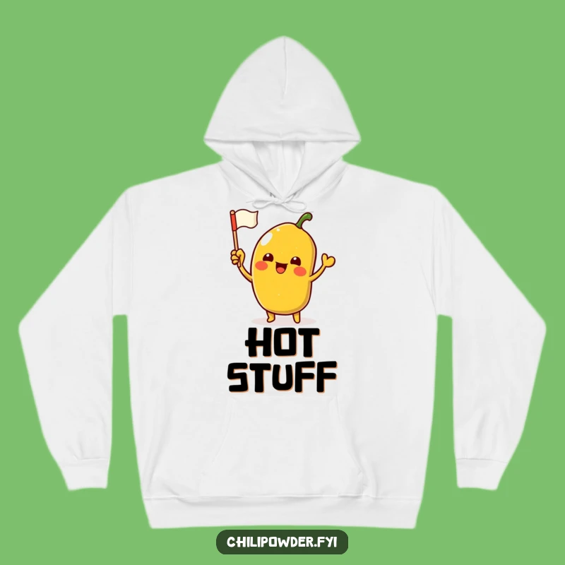 Funny Kawaii Chili Powder Cozy Hoodie: Warmth and Hilarious Spice
