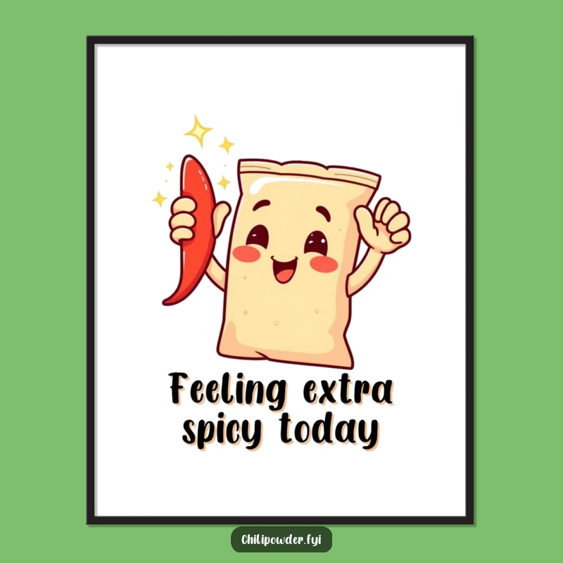 Funny Free Printable Wall Art: Chili Bag High-Five, Add Spice to Your Decor!