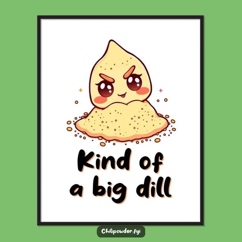 Free Printable Winking Chili Powder Wall Art - Funny Spice Decor