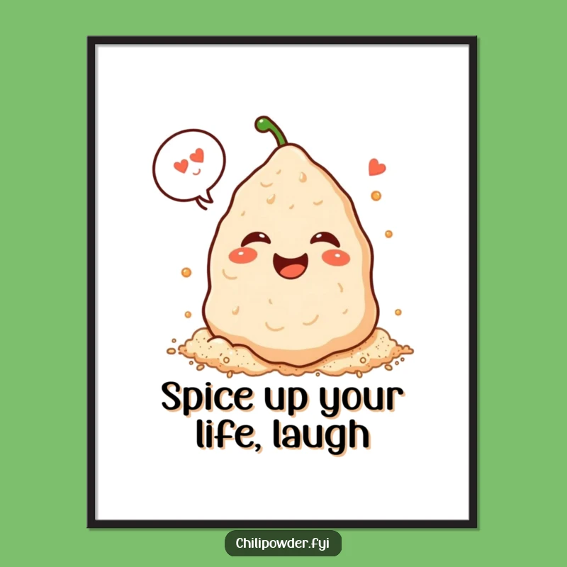 Free Printable Wall Art: Laughing Chili Pile, Funny Downloadable Art!