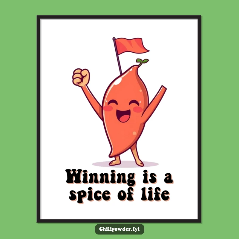 Free Printable Triumph Chili Powder Wall Art - Victorious Decor