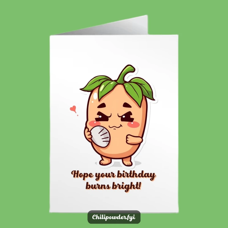 Free Printable Birthday Card: Hot Stuff Birthday, Spicy Humor, Print at Home Gift