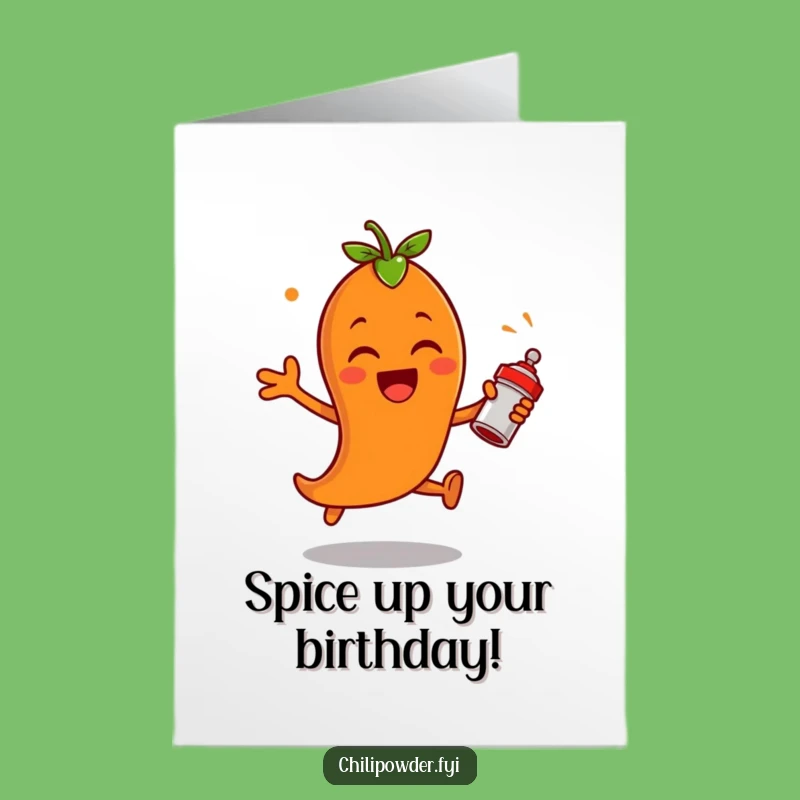 Free Printable Birthday Card: Spicy Cauliflower Celebration, Fun DIY Gift