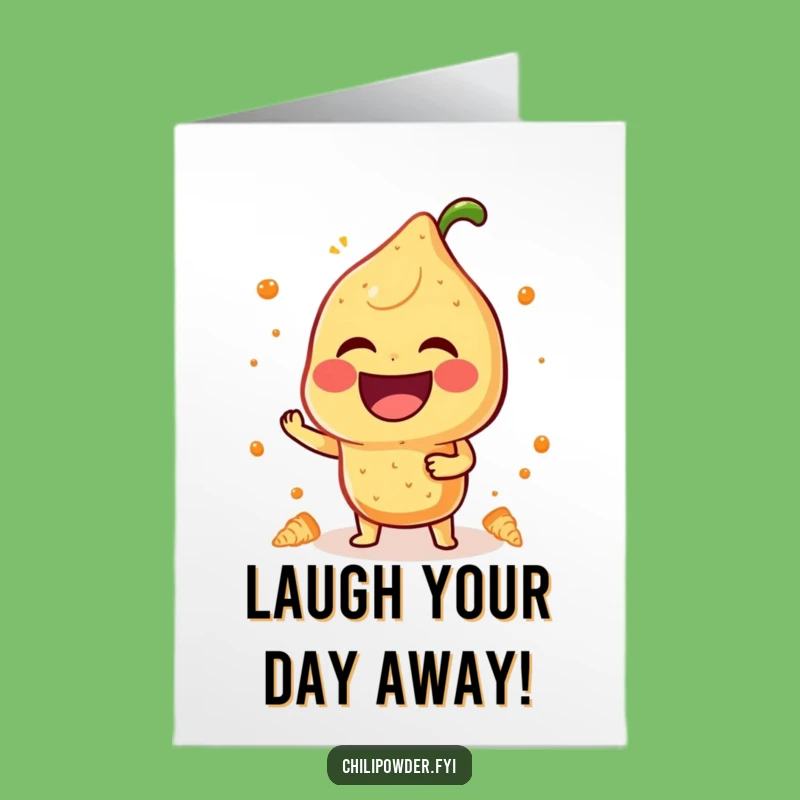 Laughing Chili Birthday Free Printable Card - Hilarious Downloadable Gift