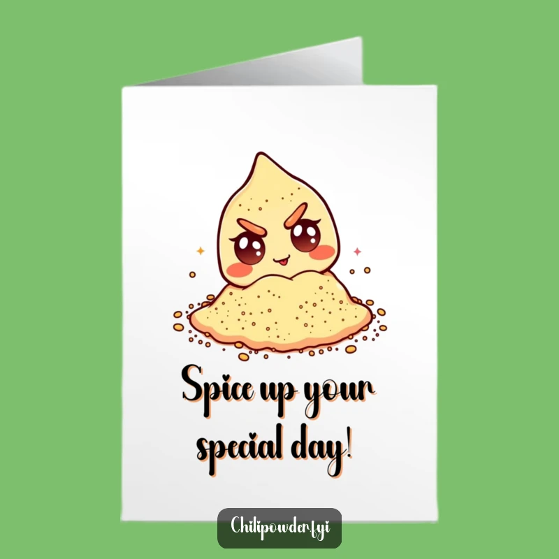 Free Printable Winking Chili Powder Birthday Card - Funny Downloadable Gift