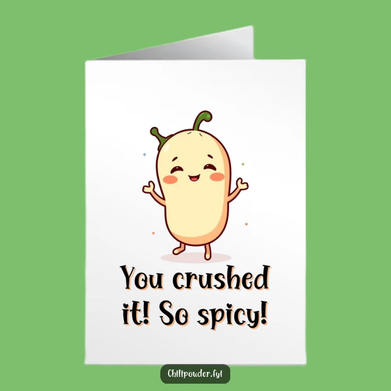 Free Printable Congratulations Card: Joyful Chili Jig - Perfect Downloadable Celebration Gift