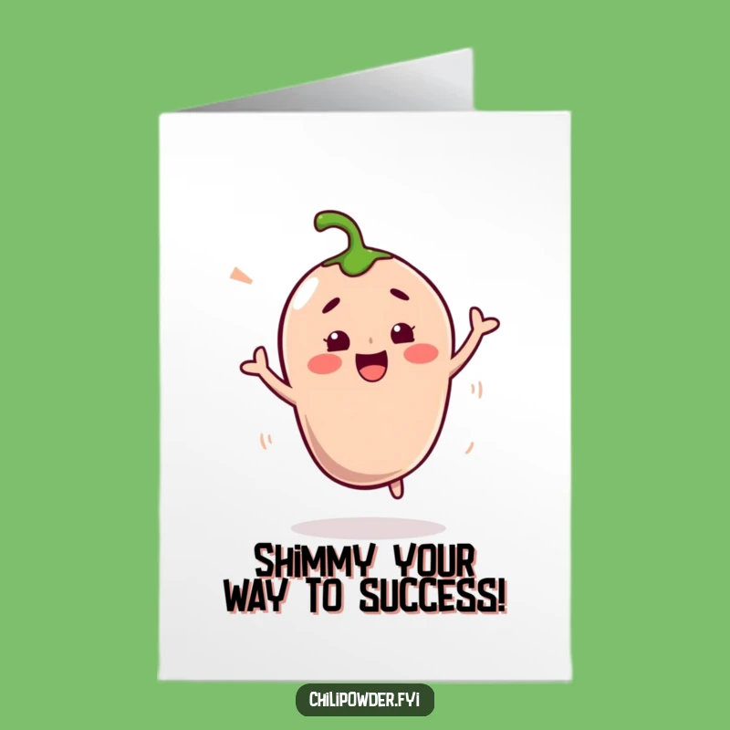 Free Printable Congrats Card: Shimmying Chili Powder for Your Big Win!