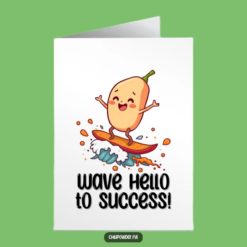 Victory Surf Chili Congrats Free Printable Card - Humorous Downloadable